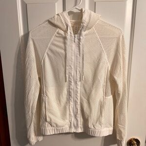lululemon White Mesh Jacket